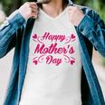 Happy Mothers Day Hearts Gift Men V-Neck Tshirt