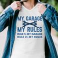 My Garage - My Rules - Funny Workshop Men V-Neck Tshirt