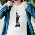 Statue Of Liberty Kitty Ears Resist Feminist Men V-Neck Tshirt