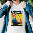 We Can Do It Rosie The Riveter Feminist Men V-Neck Tshirt