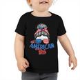 Cute All American Girl Usa Flag Toddler Tshirt