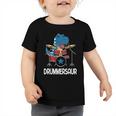 Drummersaur Percussionist Drummer For Kids Toddler Tshirt
