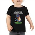 Pirate Dinosaur Funny Lets Eat Kids Punctuation Saves Lives Great Gift Toddler Tshirt