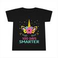 100 Days Smarter Unicorn 100 Days Of School Back To School Infant Tshirt