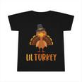 Thanksgiving Kids Cute Lil Turkey Toddler Boys Thanksgiving Infant Tshirt