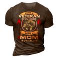 Being A Mom Is A Priceless 3D Print Casual Tshirt Brown