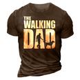 Best Funny Gift For Fathers Day 2022 The Walking Dad 3D Print Casual Tshirt Brown
