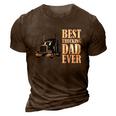 Best Trucking Dad Ever Big Rig Trucker Truck Driver Gift 3D Print Casual Tshirt Brown