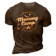 Camp Mommy Shirt Summer Camp Home Road Trip Vacation Camping 3D Print Casual Tshirt Brown