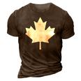 Canadian Flag Women Men Kids Maple Leaf Canada Day 3D Print Casual Tshirt Brown