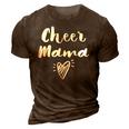 Cheerleader Mom Gifts- Womens Cheer Team Mother- Cheer Mom Pullover 3D Print Casual Tshirt Brown