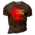 Children Of The Corn Halloween Costume 3D Print Casual Tshirt Brown