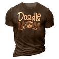 Doodle Mom Leopard Goldendoodle Mothers Day Mom Women Gifts 3D Print Casual Tshirt Brown