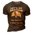 Funny Anti Biden Fjb Lets Go Brandon Let Go Brandon Funny Fjb Meme Americ 3D Print Casual Tshirt Brown