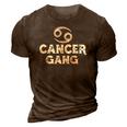 Funny Astrology June And July Birthday Cancer Zodiac Sign 3D Print Casual Tshirt Brown