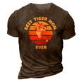 Funny Best Tiger Mom Ever 3D Print Casual Tshirt Brown