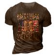 Grandpa Shirts For Men Fathers Day Im A Dad Grandpa Veteran Graphic Design Printed Casual Daily Basic 3D Print Casual Tshirt Brown