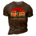 Happy Camper - Camping Rv Camping For Men Women And Kids 3D Print Casual Tshirt Brown