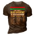 History Of Black Inventors Black History Month 3D Print Casual Tshirt Brown
