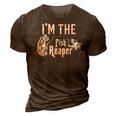 Im The Fish Reaper 3D Print Casual Tshirt Brown
