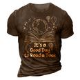 Its A Good Day To Read A Book Bookworm Book Lovers Vintage 3D Print Casual Tshirt Brown