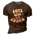 Love Like Jesus Religious God Christian Words Great Gift 3D Print Casual Tshirt Brown