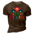 Maestra Proud Spanish Teacher Bilingual Teacher Latina 3D Print Casual Tshirt Brown
