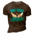 Make Heaven Crowded Gift Christian Faith In Jesus Our Lord Gift 3D Print Casual Tshirt Brown