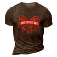 Mind Your Own Uterus V7 3D Print Casual Tshirt Brown