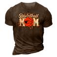 Mothers Day Gift Basketball Mom  Mom Game Day Outfit  3D Print Casual Tshirt Brown