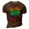 Pink Or Blue Touchdown Or Tutu We Love You Gender Reveal Gift 3D Print Casual Tshirt Brown