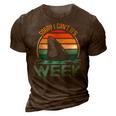 Sorry I Cant Its Week Ocean Scuba Diving Funny Shark Lover  3D Print Casual Tshirt Brown