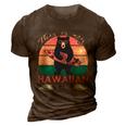 This Is My Hawaiian Cool Gift 3D Print Casual Tshirt Brown