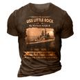 Uss Little Rock Cg 4 Clg 4 Cl 3D Print Casual Tshirt Brown