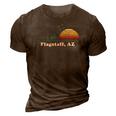 Vintage Flagstaff Arkansas Home Souvenir Print 3D Print Casual Tshirt Brown