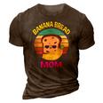 Womens Banana Bread Mom Lovers Food Vegan Gifts Mama Mothers 3D Print Casual Tshirt Brown