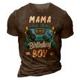 Mama Of The Birthday Boy Matching Family Video Gamer Party 3D Print Casual Tshirt Navy Blue