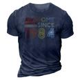38Th Birthday 1984 Made In 1984 Awesome Since 1984 Birthday Gift 3D Print Casual Tshirt Navy Blue