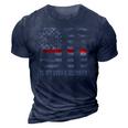 911 Is My Work Number Funny Firefighter Hero Quote 3D Print Casual Tshirt Navy Blue