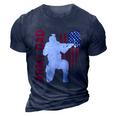 Army Dad Cool Gift 3D Print Casual Tshirt Navy Blue