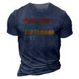 Awesome Since September 1992 3D Print Casual Tshirt Navy Blue