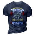 Being A Mom Is A Priceless 3D Print Casual Tshirt Navy Blue
