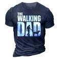 Best Funny Gift For Fathers Day 2022 The Walking Dad 3D Print Casual Tshirt Navy Blue