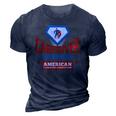 Caregiver Superhero Official Aca Apparel 3D Print Casual Tshirt Navy Blue