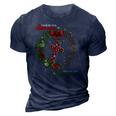 Christmas Wreath This Is The Season This Is The Reason-Jesus 3D Print Casual Tshirt Navy Blue