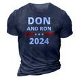 Don And Ron 2024 &8211 Make America Florida Republican Election 3D Print Casual Tshirt Navy Blue