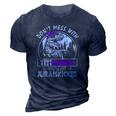 Don&8217T Mess With Titisaurus You&8217Ll Get Jurasskicked Titi 3D Print Casual Tshirt Navy Blue