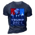 Funny Anti Biden Donald Trump Fuck Your Feelings 3D Print Casual Tshirt Navy Blue