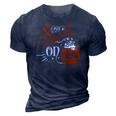 Halloween I Put A Spell On You Orange And White Design 3D Print Casual Tshirt Navy Blue
