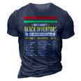 History Of Black Inventors Black History Month 3D Print Casual Tshirt Navy Blue